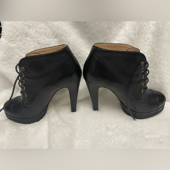 Chanel platform laced booties size 6.5 - Picture 10 of 12